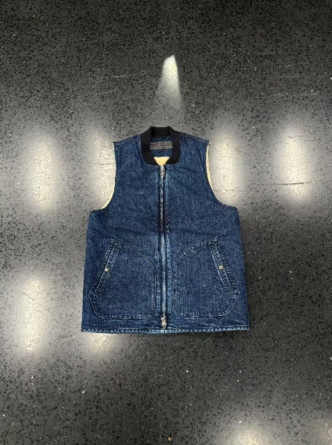 Chrome hearts 克罗心  羊绒内胆 牛仔拉链马甲