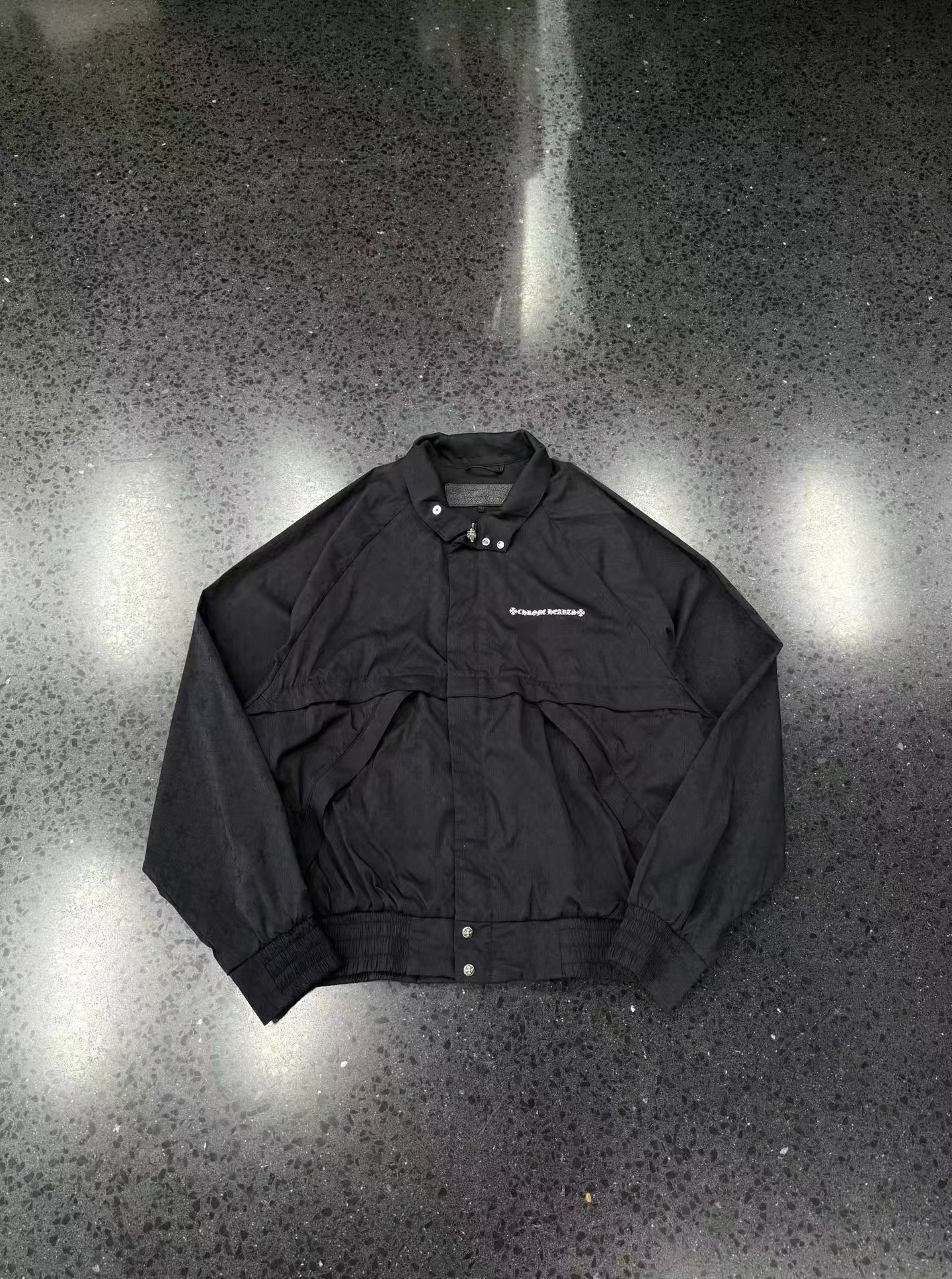 クロムハーツUSAリール📜暗紋突撃服黒、画像1