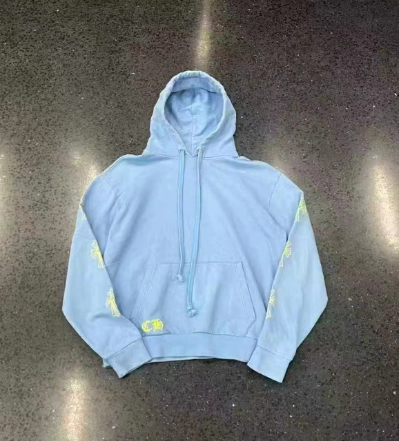 Chrome Hearts Crowheart Blue Drake CLB Hoodie