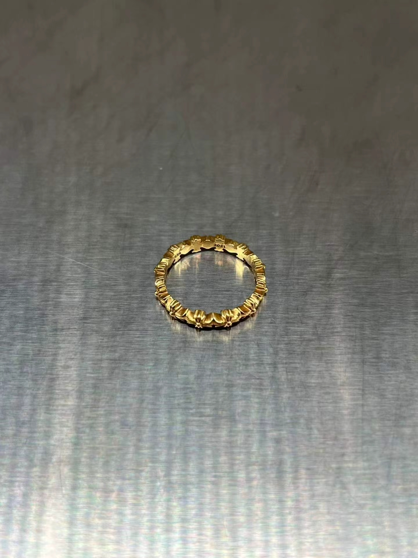 แหวนครอสติช TinyE 22K Chrome hearts รูปที่ 1